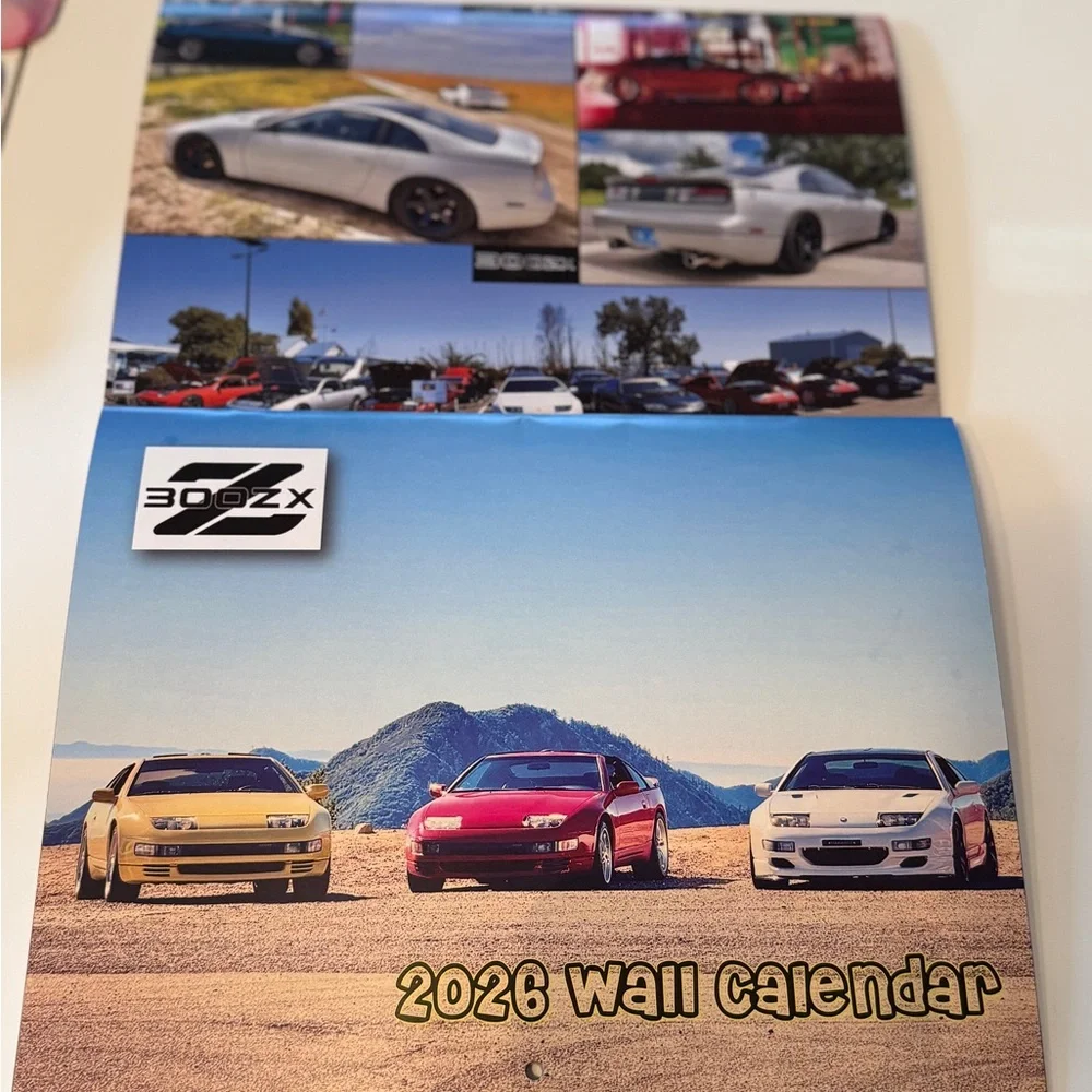2026 Nissan 300ZX Wall Calendar - Multicolor